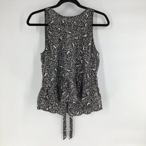 14TH & UNION Floral Print Ruffle Hem (W2-142) ⁂